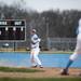 Skyline senior Jack Clark turns a double play in the game against Adrian on Tuesday, April 23. Daniel Brenner I AnnArbor.com
